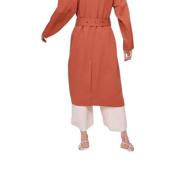 Aritzia Wilfred Pelat Trench Coat in Moroccan Spice! EUC - Picture 4 of 16